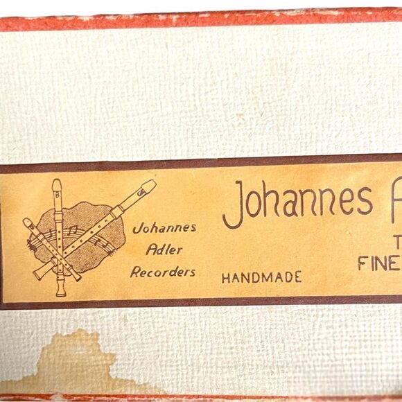 Handmade Germany Johannes-Adler Magnamusic Wood Recorder A:440 Original Box - Picture 15 of 16